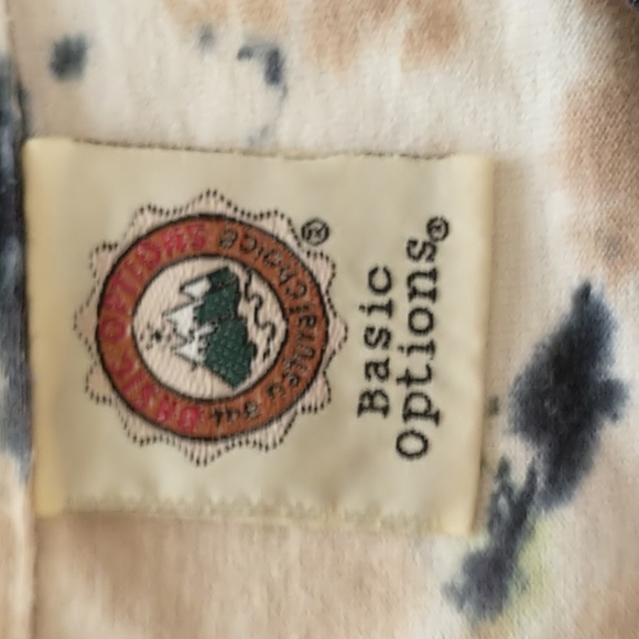 Unisex Basic Options XL Tie-dye Scoop Neck Tee Shirt - Picture 10 of 12